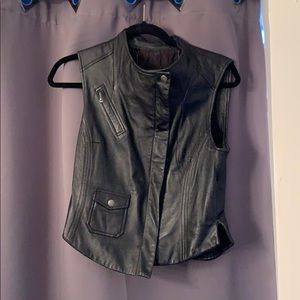 Trina Turk Leather Vest